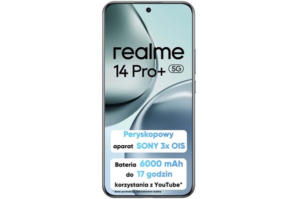 Smartfon realme 14 Pro 5G szary 6.83" 8.0GB/256.0GB