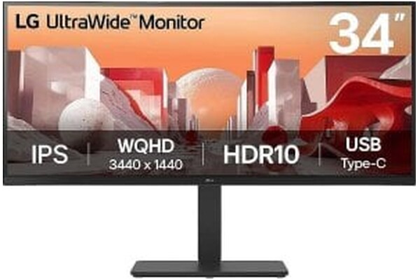 Monitor 34.0" LG 34BA75 czarny