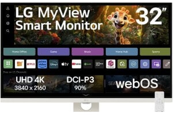 Monitor 31.5" LG 32SR73 biały