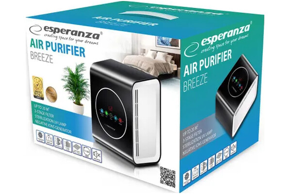 Oczyszczacz powietrza Esperanza EHP001 czarny