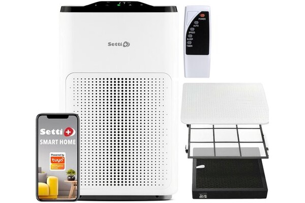 Oczyszczacz powietrza Setti+ AP400W Smart biały