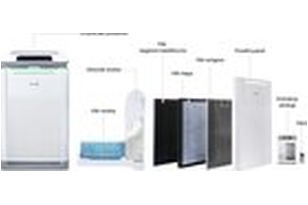 Oczyszczacz powietrza Setti+ AP800W Smart Biało-szary