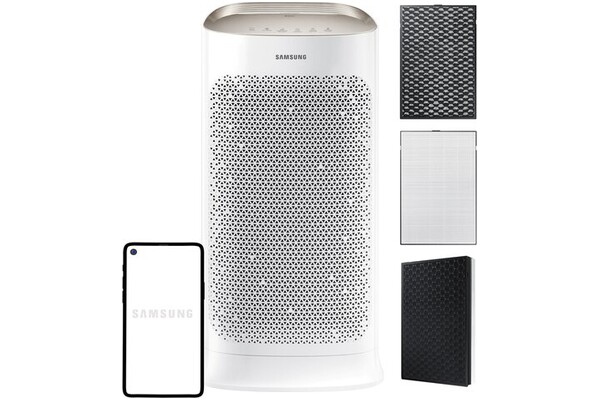 Oczyszczacz powietrza Samsung AX60T5080WF biało-złoty