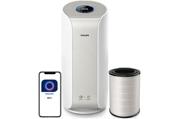 Oczyszczacz powietrza Philips AC305550 Dual Scan biały