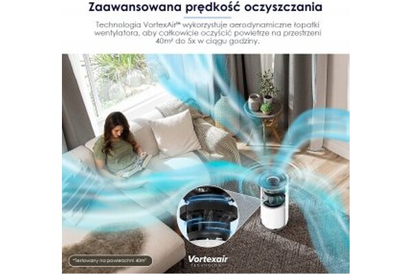 Oczyszczacz powietrza Levoit Core 400 biały