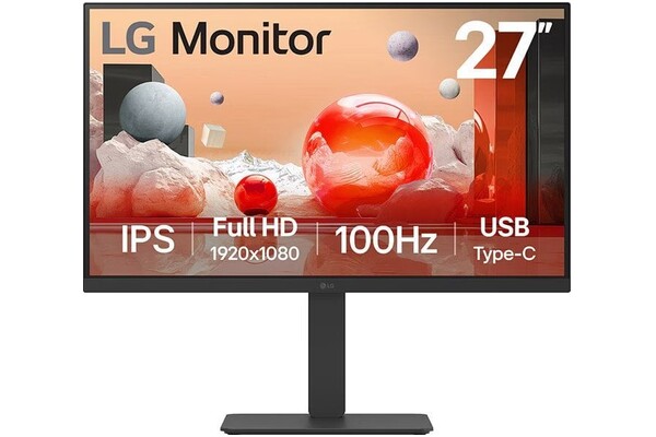 Monitor 27.0" LG 27BA750 czarny