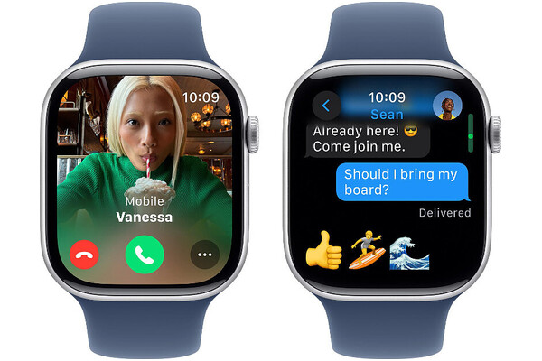 Smartwatch Apple Watch Series 1 srebrno-niebieski