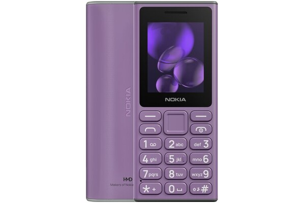 Smartfon NOKIA 105 fioletowy 1.80" poniżej 0.1GB/poniżej 0.5GB