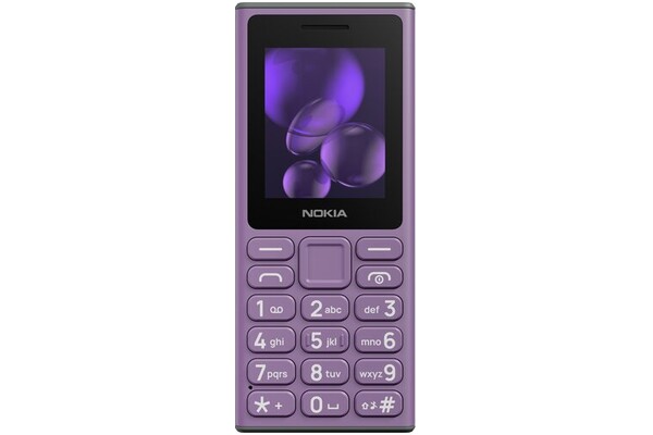 Smartfon NOKIA 105 fioletowy 1.80" poniżej 0.1GB/poniżej 0.5GB