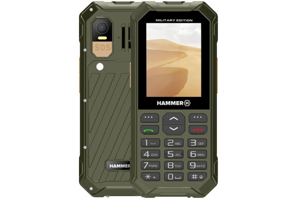 Smartfon myPhone Hammer 6 zielony 2.40" poniżej 0.1GB/poniżej 0.5GB