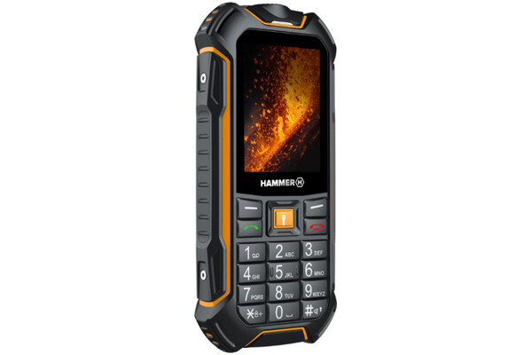 Smartfon myPhone Hammer Boost czarno-pomarańczowy 2.40" poniżej 0.1GB/