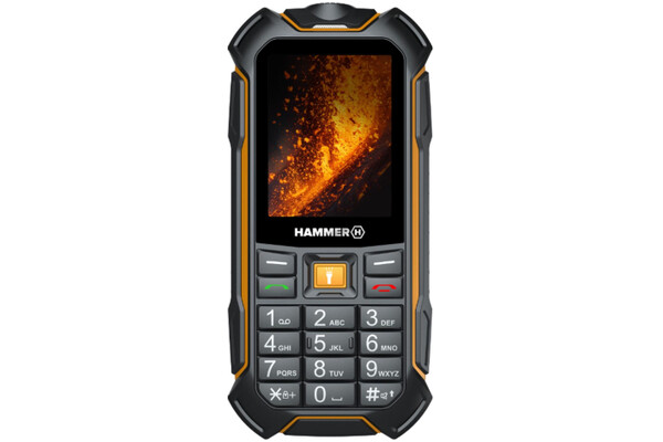 Smartfon myPhone Hammer Boost czarno-pomarańczowy 2.40" poniżej 0.1GB/