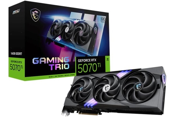 Karta graficzna MSI RTX 5070 Ti Gaming TRIO Plus 16GB GDDR7