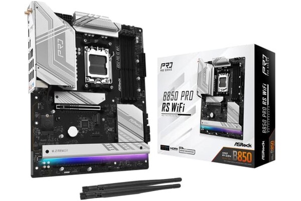 Płyta główna ASrock B850 Pro RS WiFi Socket AM5 AMD B850 ATX