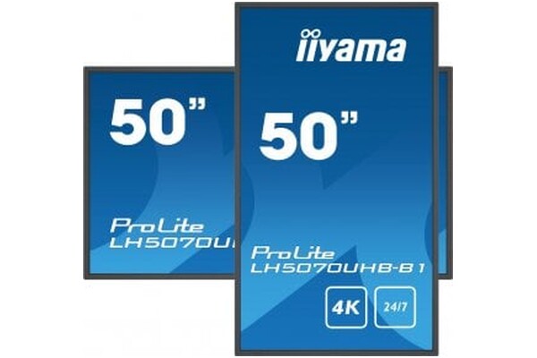 Monitor 49.5" IIYAMA LH5070UHB-B1 czarny