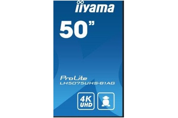 Monitor 49.5" IIYAMA LH5075UHS-B1AG czarny