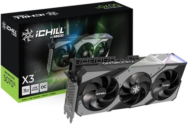 Karta graficzna Inno3D RTX 5070 Ti iChill X3 16GB GDDR7