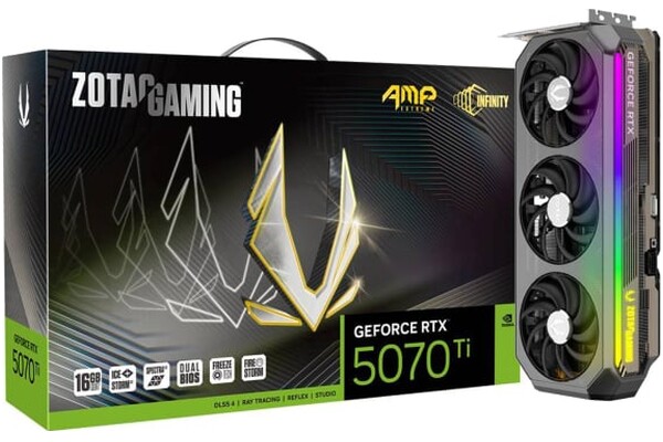 Karta graficzna ZOTAC RTX 5070 Ti AMP Extreme 16GB GDDR7