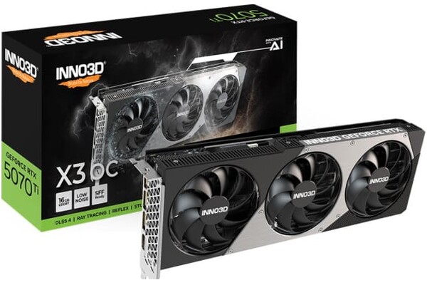 Karta graficzna Inno3D RTX 5070 Ti X3 OC 16GB GDDR7