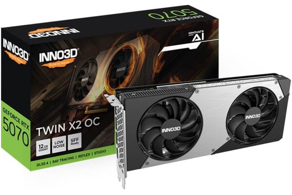 Karta graficzna Inno3D RTX 5070 Twin X2 OC 12GB GDDR7