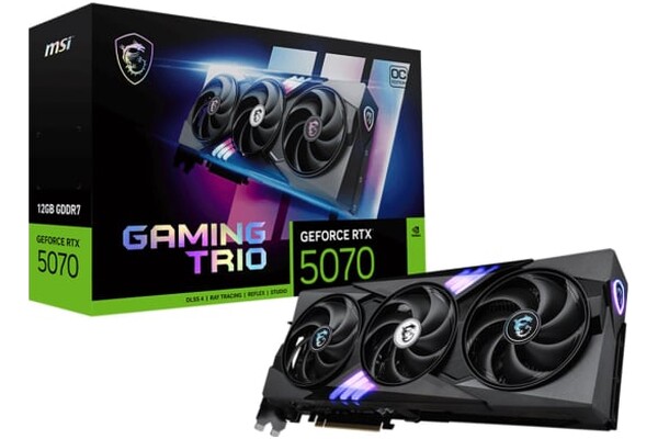 Karta graficzna MSI RTX 5070 Gaming TRIO 12GB GDDR7