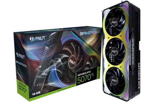 Karta graficzna PALIT RTX 5070 Ti GameRock 16GB GDDR7