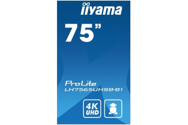 Monitor 74.5" IIYAMA LH7565UHSB-B1 czarny