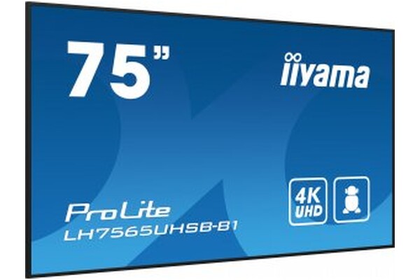 Monitor 74.5" IIYAMA LH7565UHSB-B1 czarny