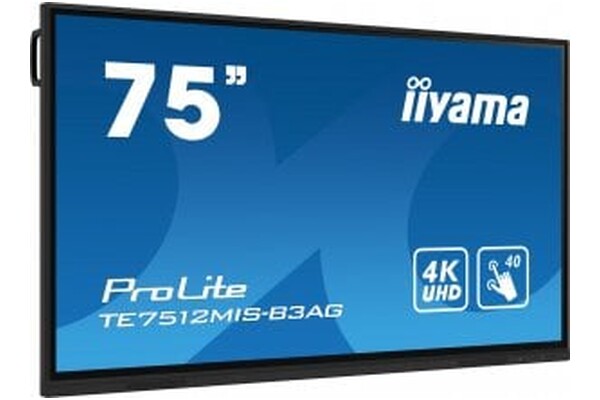 Monitor 74.5" IIYAMA TE7512MIS-B3AG czarny