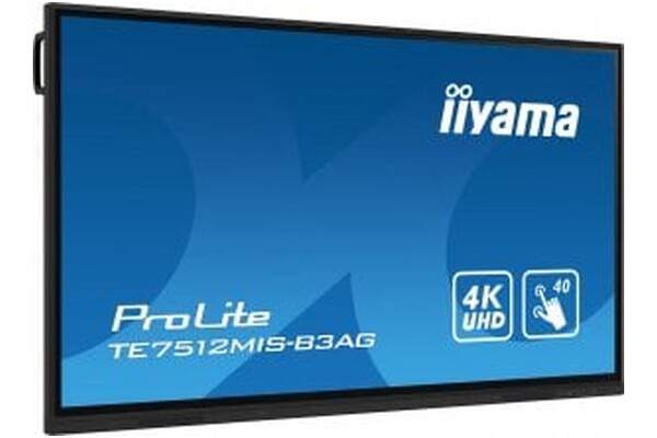 Monitor 74.5" IIYAMA TE7512MIS-B3AG czarny