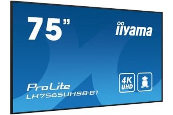 Monitor 75.0" IIYAMA LH7575UHS-B1AG czarny