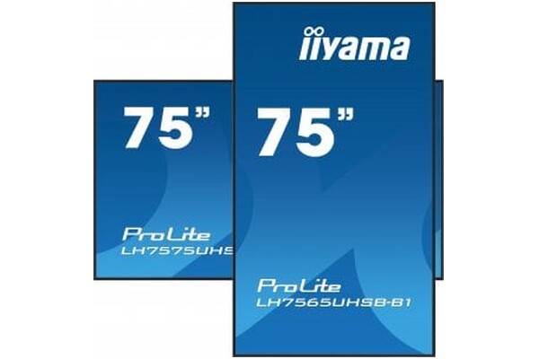 Monitor 75.0" IIYAMA LH7575UHS-B1AG czarny