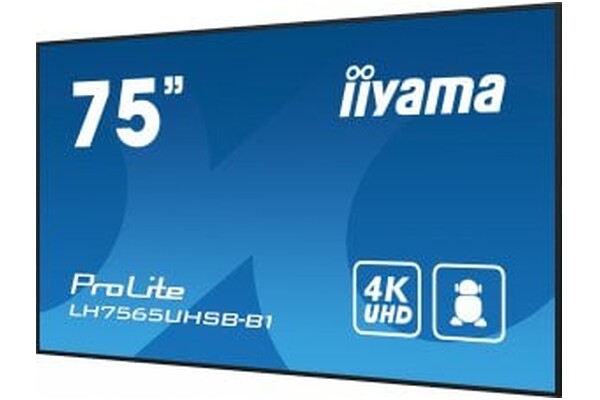 Monitor 75.0" IIYAMA LH7575UHS-B1AG czarny