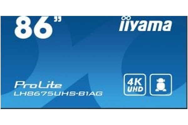 Monitor 85.6" IIYAMA LH8675UHS-B1AG czarny