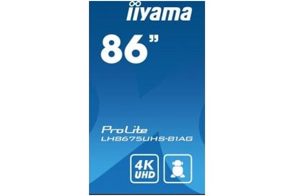 Monitor 85.6" IIYAMA LH8675UHS-B1AG czarny