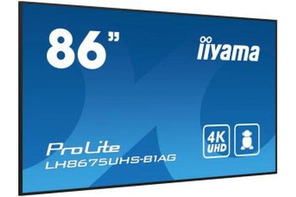 Monitor 85.6" IIYAMA LH8675UHS-B1AG czarny