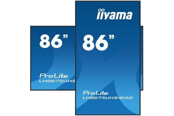Monitor 85.6" IIYAMA LH8675UHS-B1AG czarny