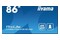Monitor 85.6" IIYAMA LH8675UHS-B1AG czarny