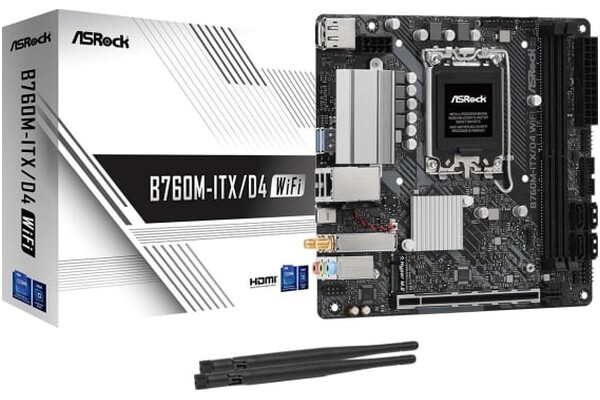 Płyta główna ASrock B760M -ITX Socket 1700 Intel B760 DDR4 Mini-ITX
