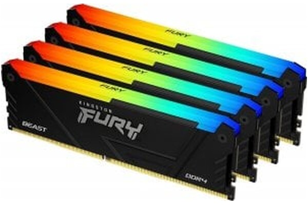 Pamięć RAM Kingston Fury Beast RGB KF436C18BB2AK464 64GB DDR4 3600MHz Z radiatorem 1.35V 18CL