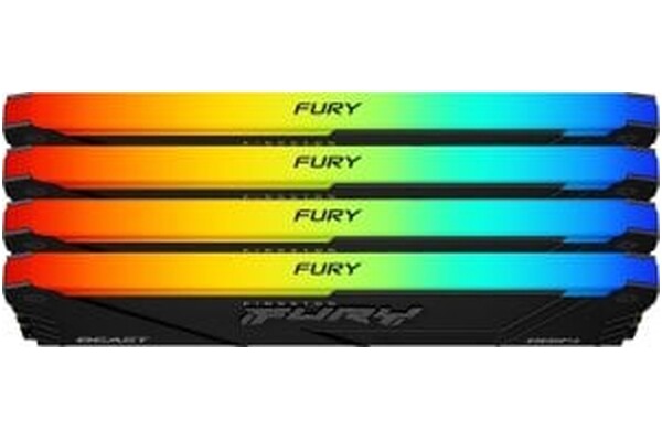 Pamięć RAM Kingston Fury Beast RGB KF436C18BB2AK464 64GB DDR4 3600MHz Z radiatorem 1.35V 18CL
