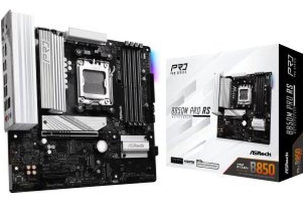 Płyta główna ASrock B850M Pro RS Socket AM5 AMD B850 DDR5 ATX