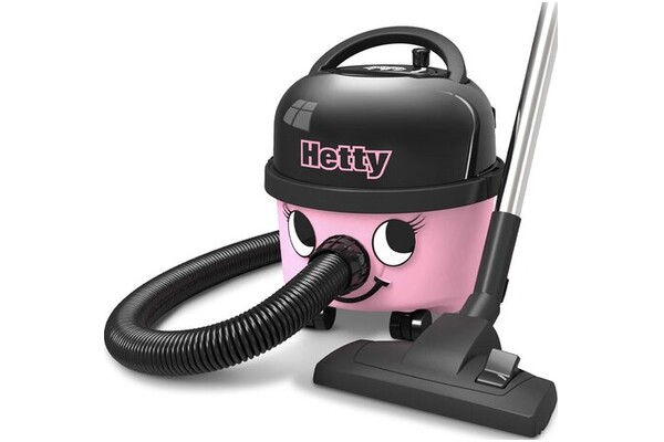 Odkurzacz Numatic HET160 Hetty tradycyjny workowy 620W Czarno-różowy