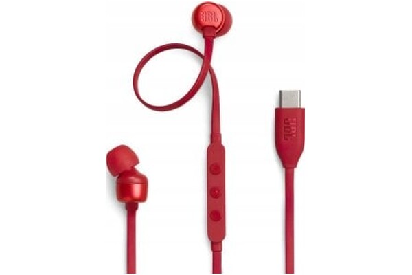Słuchawki JBL Tune 310 Douszne Przewodowe czerwony