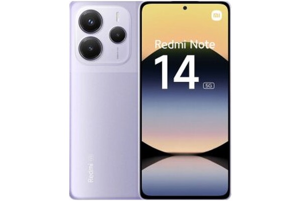 Smartfon Xiaomi Redmi Note 14 5G fioletowy 6.67" 6.0GB/128.0GB