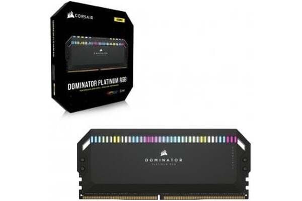 Pamięć RAM CORSAIR Dominator Platinum RGB 64GB DDR5 6200MHz Z radiatorem 1.4V 32CL