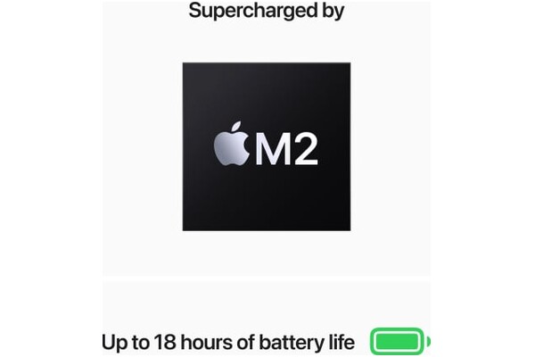 Laptop Apple MacBook Air 13.6" Apple M2 M2 (10 rdz.) 16GB 512GB SSD macOS Sequoia gwiezdna szarość