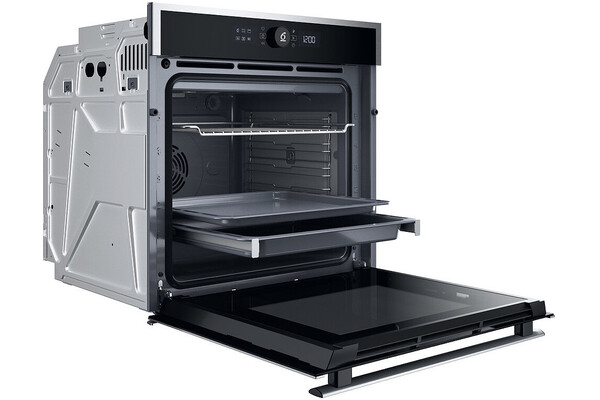 Piekarnik do zabudowy Whirlpool WOI4S8CM1SXA elektryczny Parowy srebrno-szary
