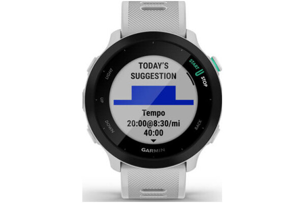 Smartwatch Garmin Forerunner 55 biały
