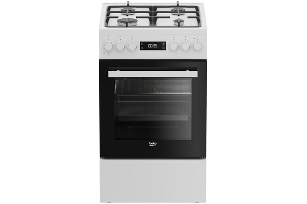 Kuchnia Beko FSM51339DWDS płyta gazowa, piekarnik elektryczny